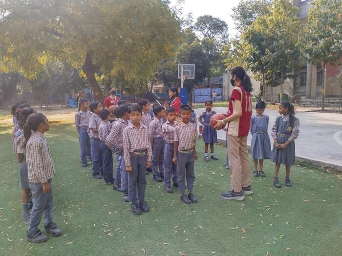 Citizenship Programme Initiative: Basketball Coaching at Nearby Government School