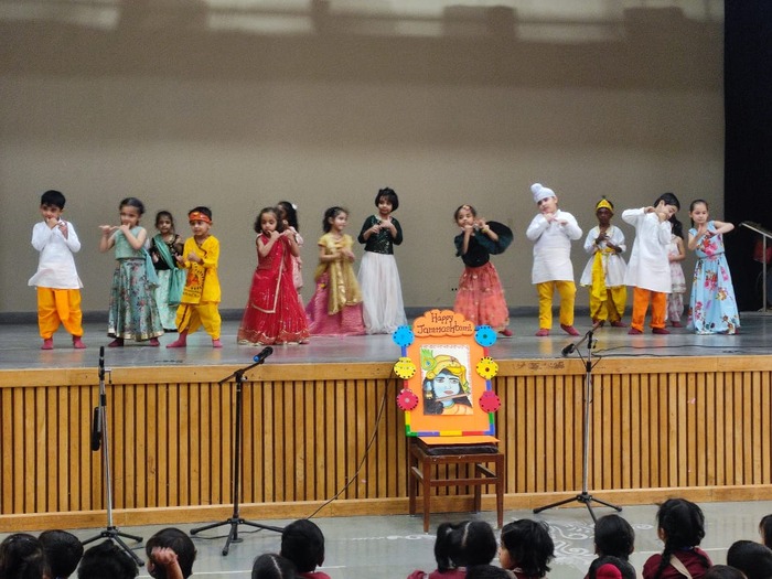 Special assembly on Janamashtami by Pre primary Gemini